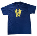 Navy Gothic gold T-shirt