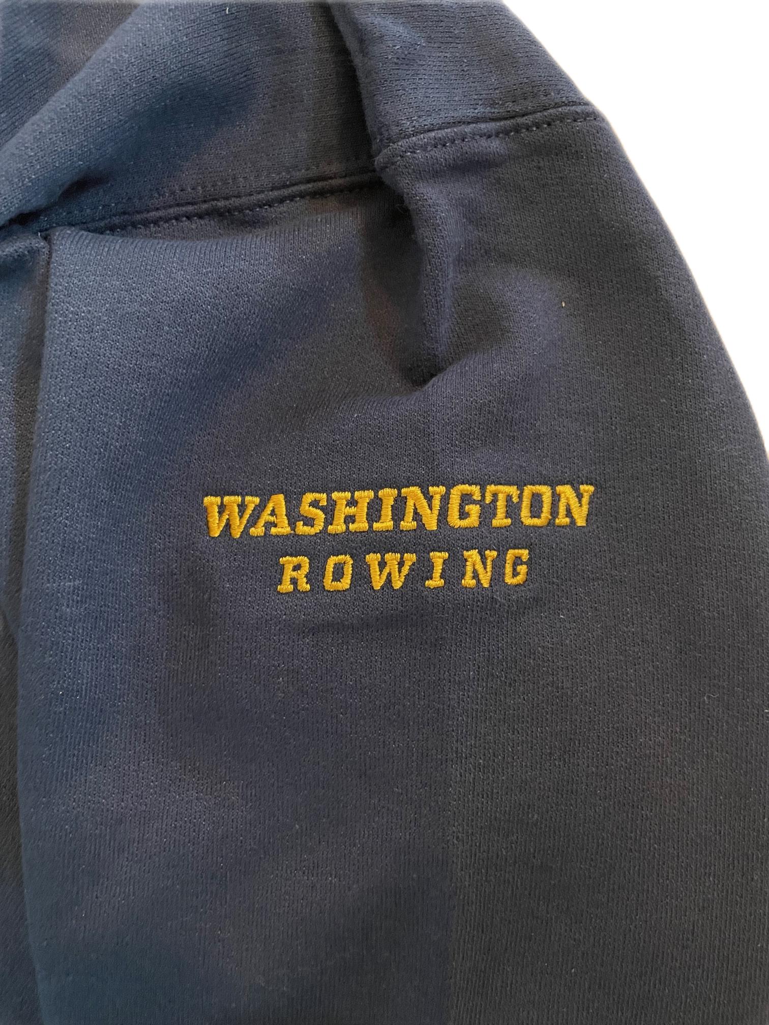 Navy Tackle Twill Embroidered Crewneck Sweatshirt