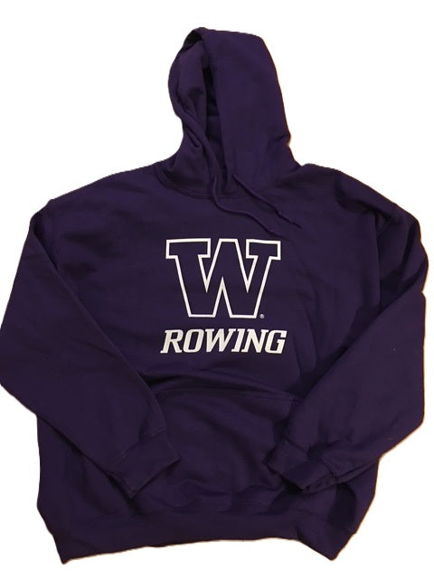 Purple Washington Rowing Hooded Sweatshirt