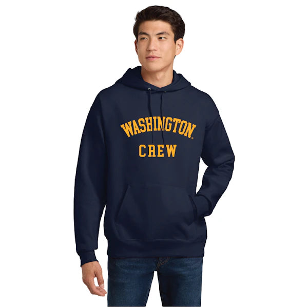 Navy Washington Crew Hoodie