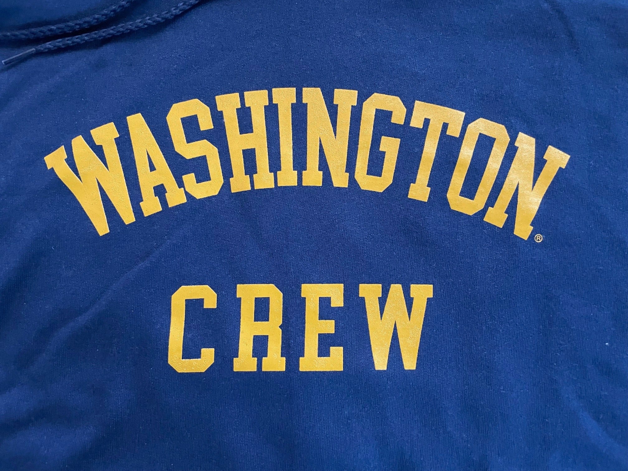 Navy Washington Crew Hoodie