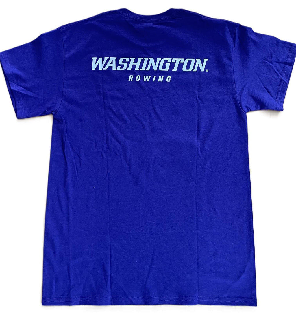 Purple and white t-shirt