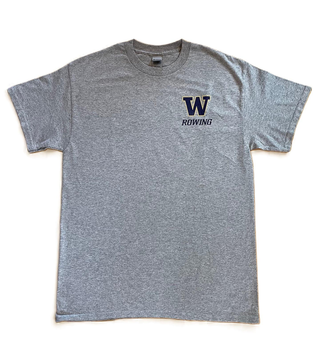Gray short sleeve T-shirt