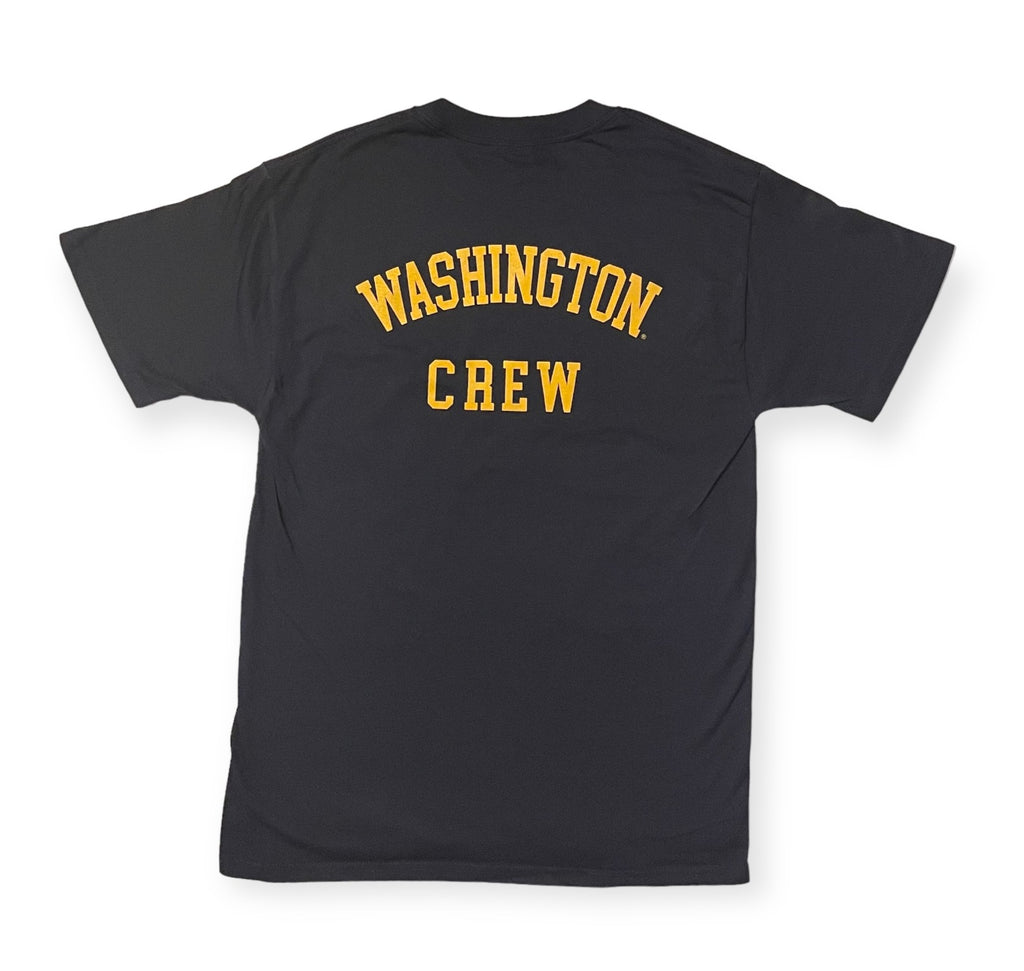 Navy short-sleeved T-shirt "Washington Crew"