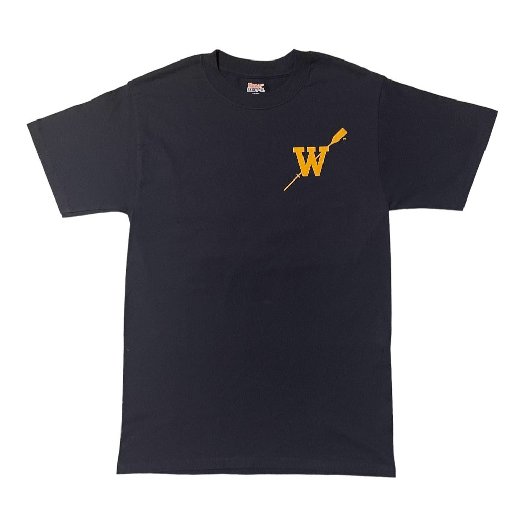 Navy short-sleeved T-shirt "Washington Crew"