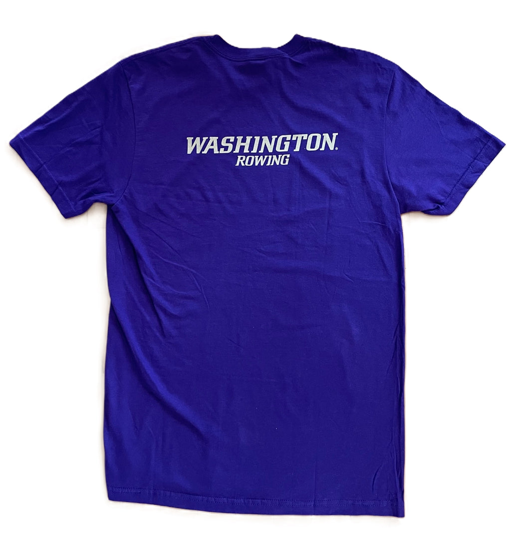 Purple short sleeve T-shirt