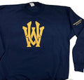 Navy Tackle Twill Embroidered Crewneck Sweatshirt